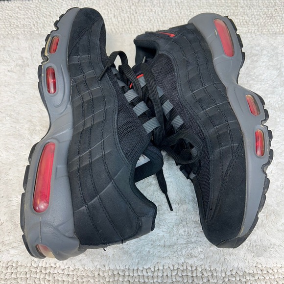 Nike Air Max 95 Black Grey Red Mens 9 Athletic Shoes Streetwear Sneakers main image 8